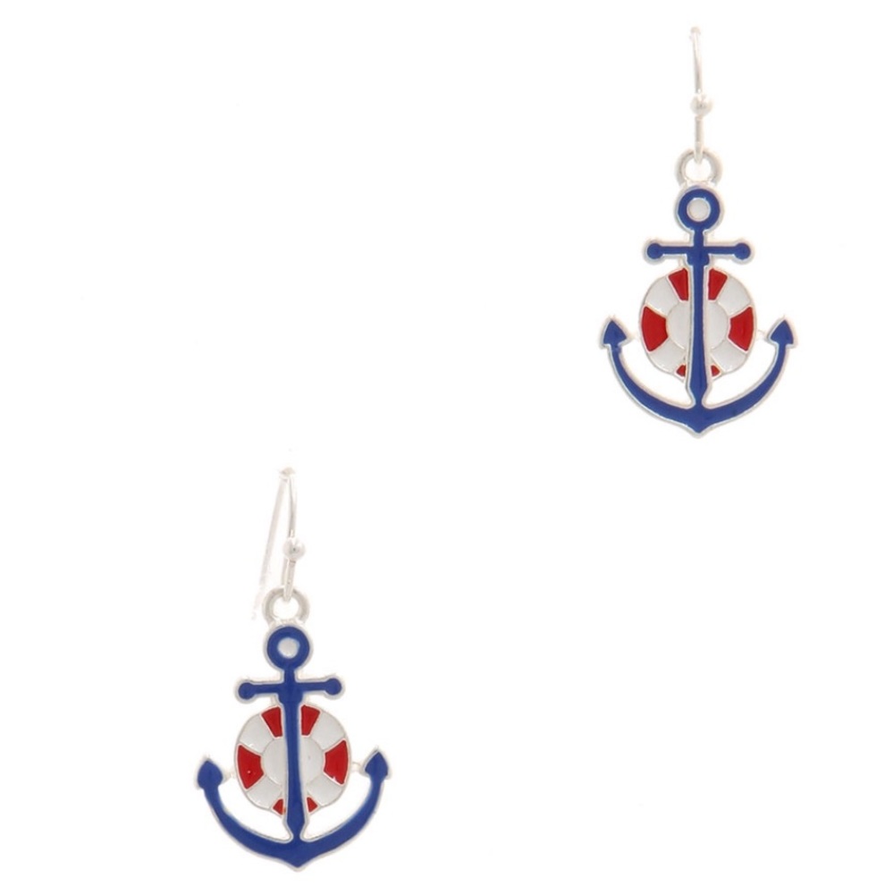 Anchor Drop Earrings